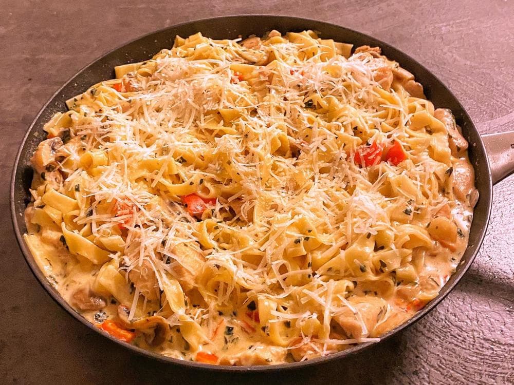Snabb Pasta Alfredo