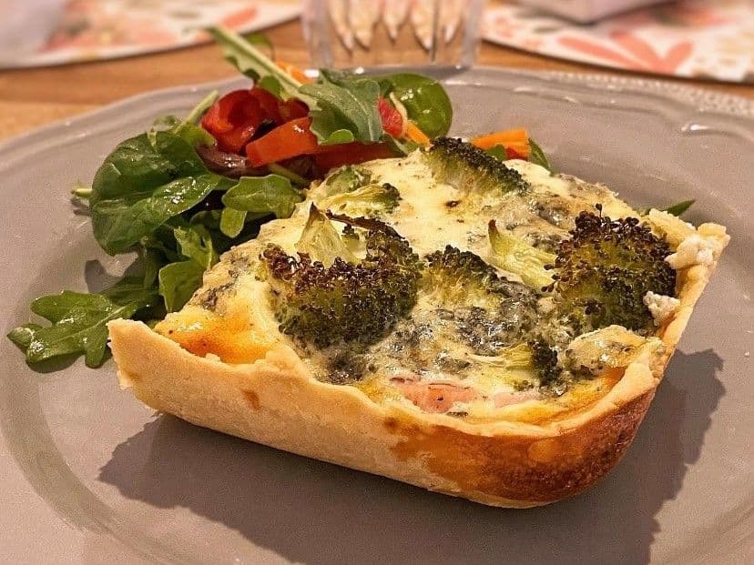Paj med Broccoli, Ädelost & Kassler