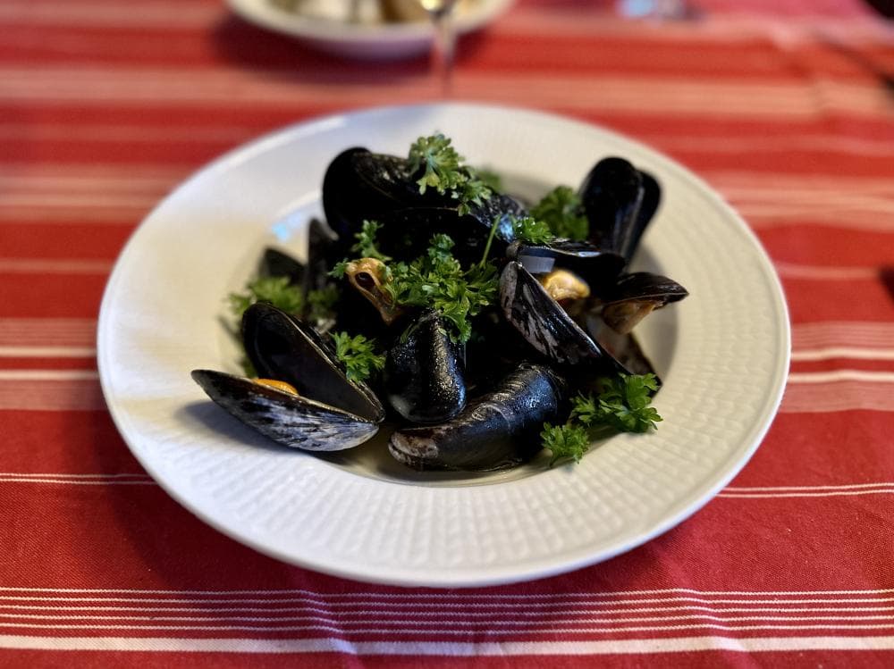 Moules marinière, kokta musslor i vin