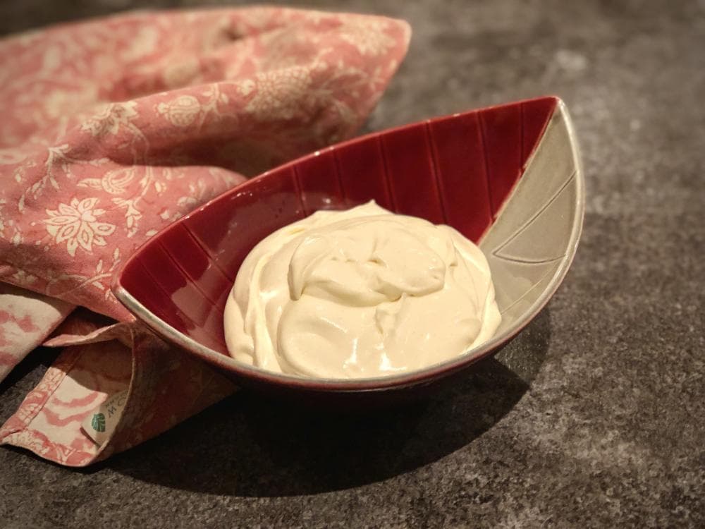Gräddig Dijon-crème