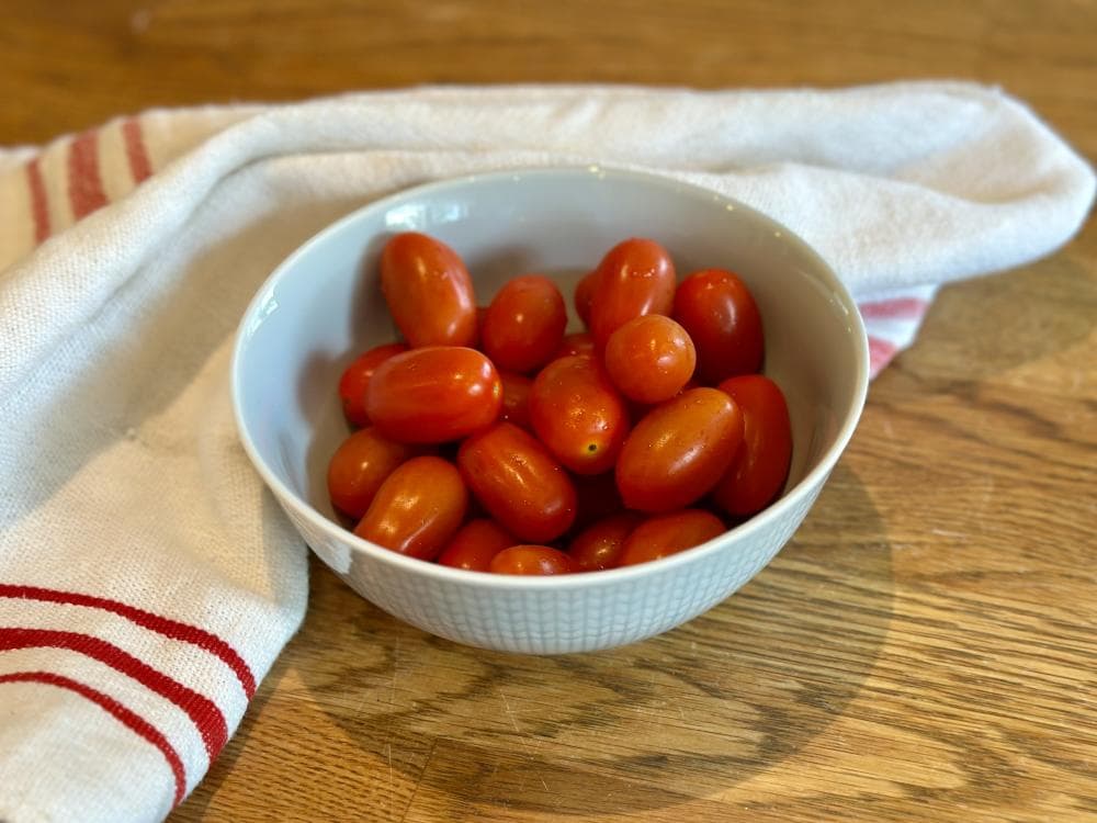 Tomater som tillbehör